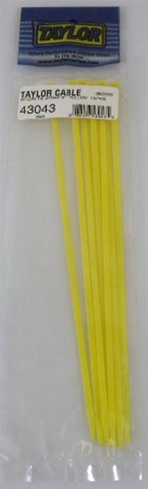 Taylor Cable 43043 Cable Wire Ties; 8 in. Length; Yellow; Package Of 10; - Truck Part Superstore