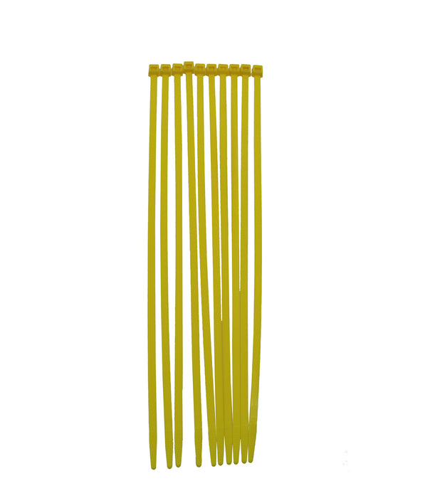 Taylor Cable 42984 Cable Wire Ties; 4 in. Length; Yellow; 25 Per Package; - Truck Part Superstore
