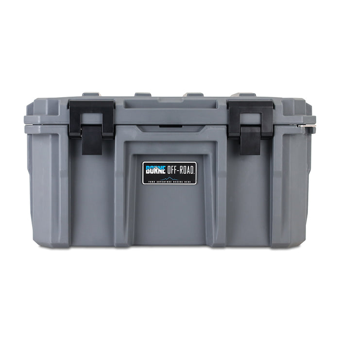 Mishimoto BNHC-053LG Borne Off-Road Hard Case, 53QT, Gunship Gray - Truck Part Superstore