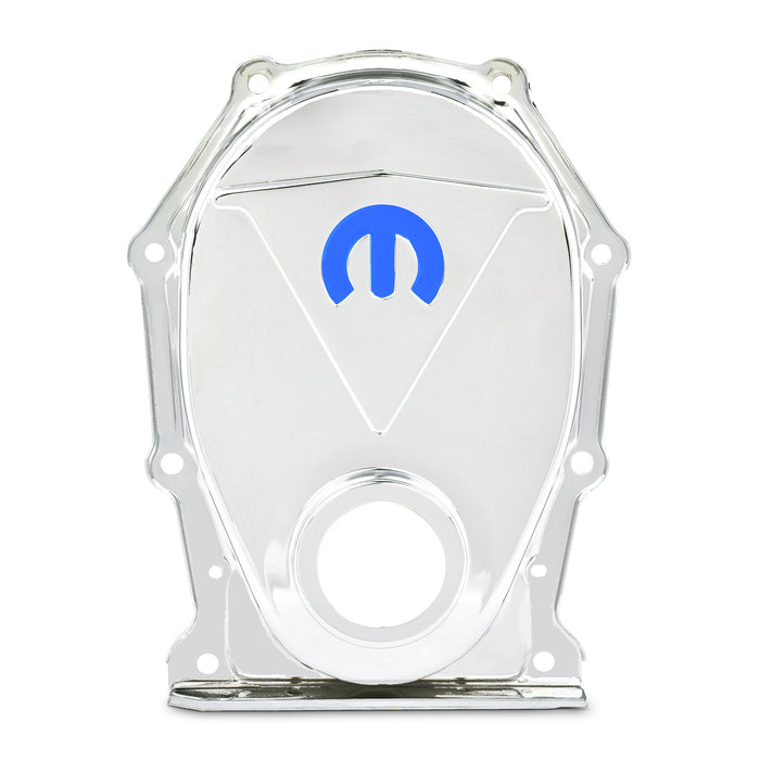 ProForm 440-216 MOPAR Omega M Emblem Timing Chain Cover Chrome Finish Proform - Truck Part Superstore