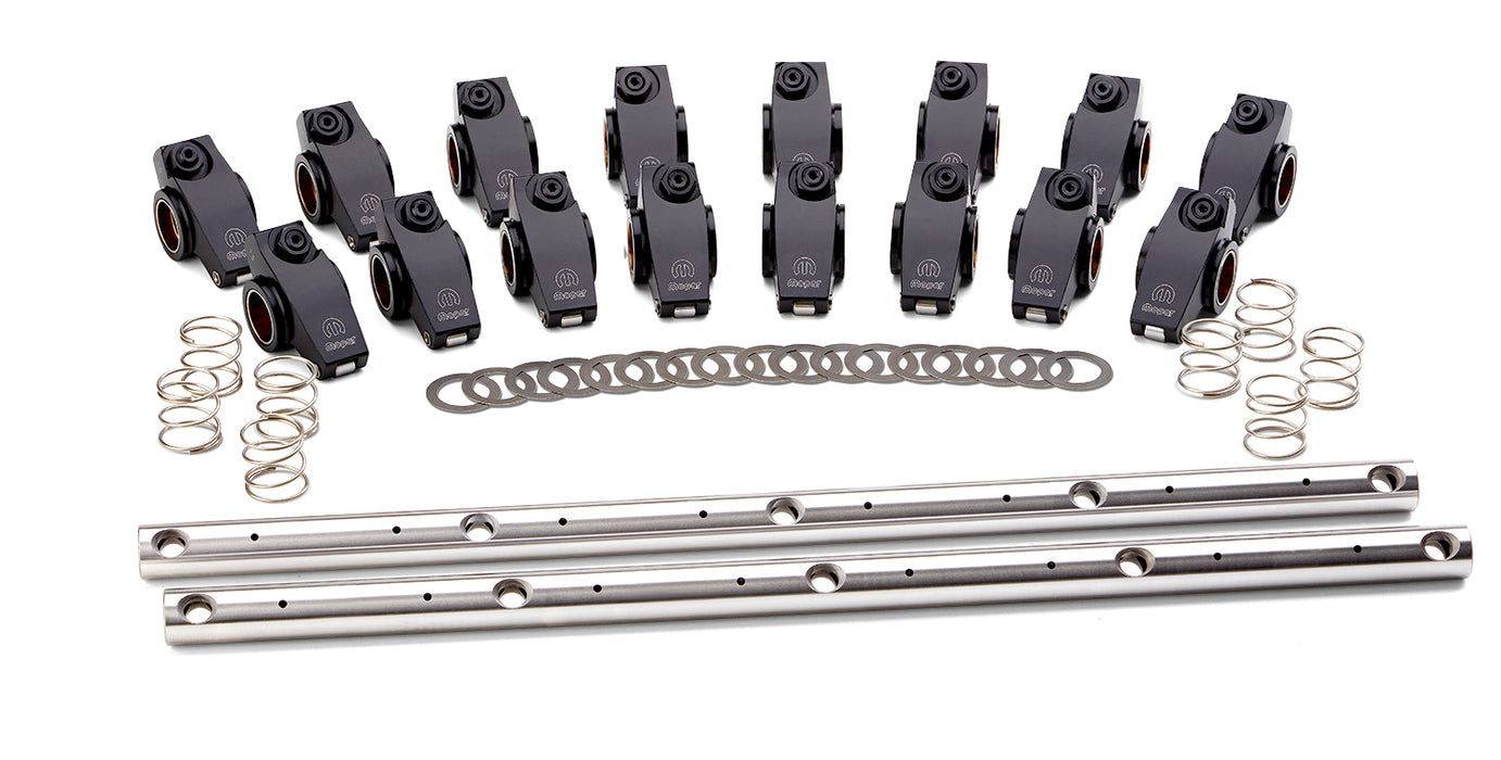 Proform 440-468 Roller Rocker Arm Set; 1.6; Shaft-Mount; MOPAR; Black; Fits BB Chrysler Engines - Truck Part Superstore