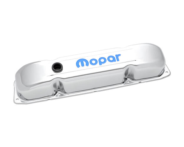 ProForm 440-813 Engine Valve Covers Steel Chrome Mopar Emblem Fits B/RB/Big Block Engines Proform - Truck Part Superstore