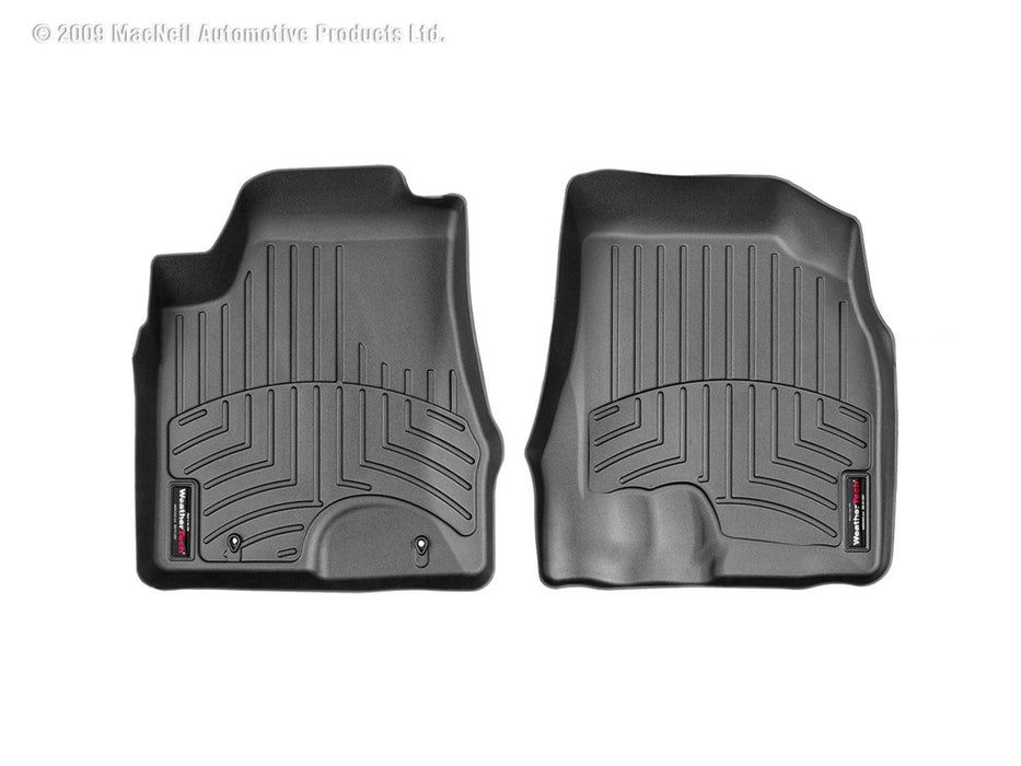 Weathertech 440141 - FloorLiner, DigitalFit® Black Front w/Rear Retention Holes - Truck Part Superstore