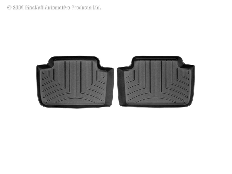 Weathertech 440382 - FloorLiner, DigitalFit® Black Rear 2 pc. - Truck Part Superstore