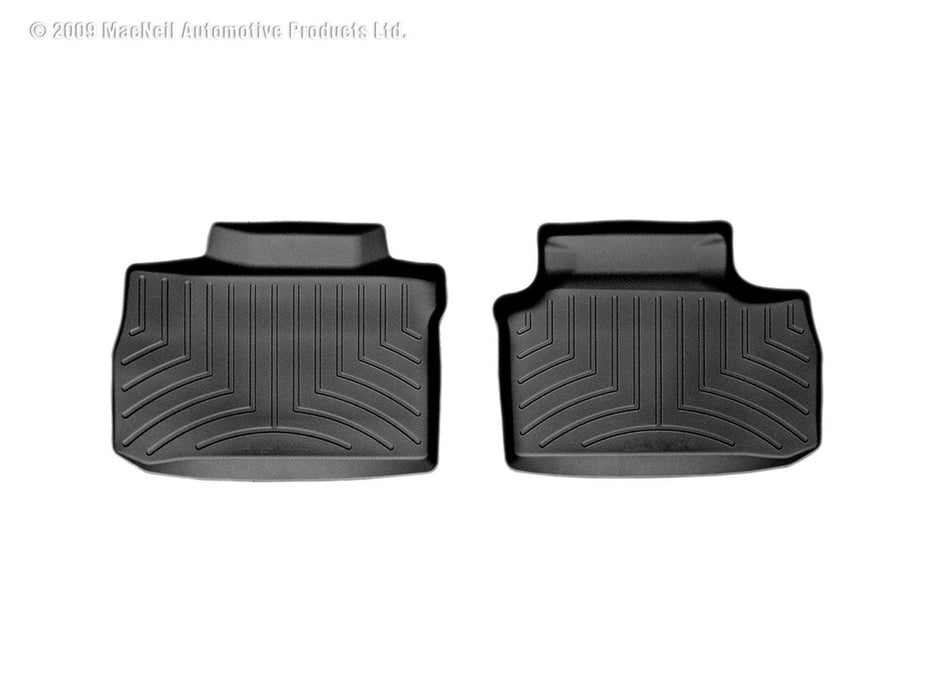 Weathertech 440692 - FloorLiner, DigitalFit® Black Rear 2 pc. - Truck Part Superstore