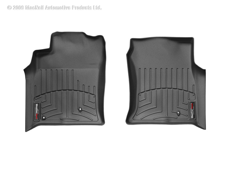 Weathertech 440701 - FloorLiner, DigitalFit® Black Front w/o Rear Seat Entertainment System - Truck Part Superstore