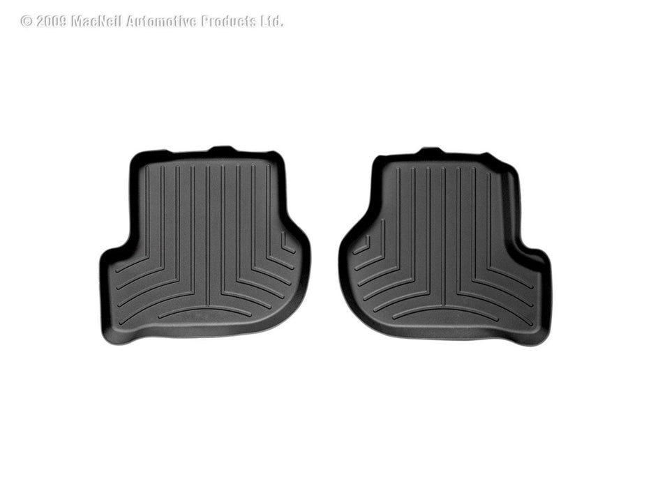 Weathertech 440802 - FloorLiner, DigitalFit® Black Rear 2 pc. - Truck Part Superstore