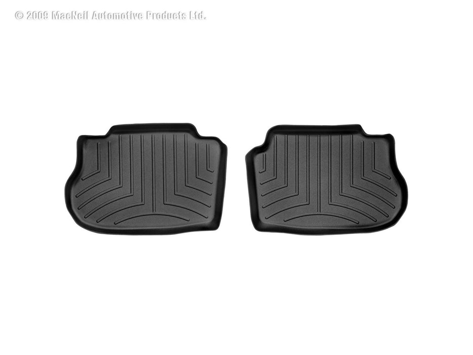 Weathertech 440922 - FloorLiner, DigitalFit® Black Rear 2 pc. - Truck Part Superstore