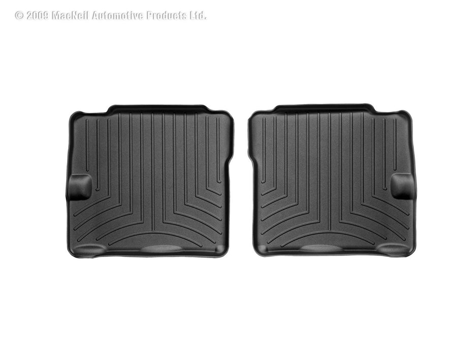 Weathertech 440942 - FloorLiner, DigitalFit® Black Rear 2 pc. - Truck Part Superstore