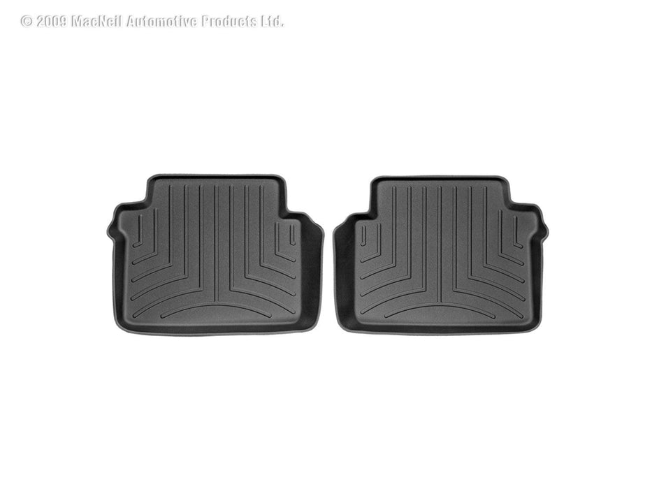 Weathertech 441062 - FloorLiner, DigitalFit® Black Rear 2 pc. Behind Row Seating - Truck Part Superstore