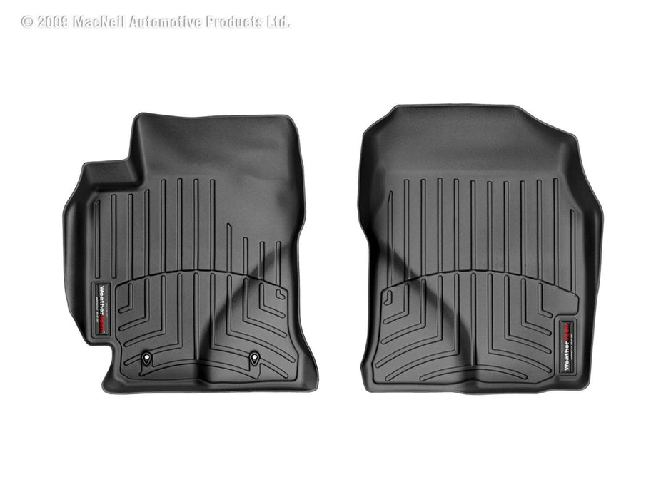 Weathertech 441091 - FloorLiner, DigitalFit® Black Front w/Heating Vents Under Seats - Truck Part Superstore