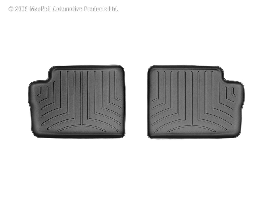 Weathertech 441092 - FloorLiner, DigitalFit® Black Rear 2 pc. - Truck Part Superstore