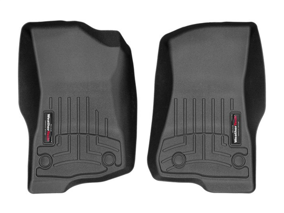 Weathertech 4413131 4413135 - Digitalfit Black Front Row Floor Liners - Truck Part Superstore