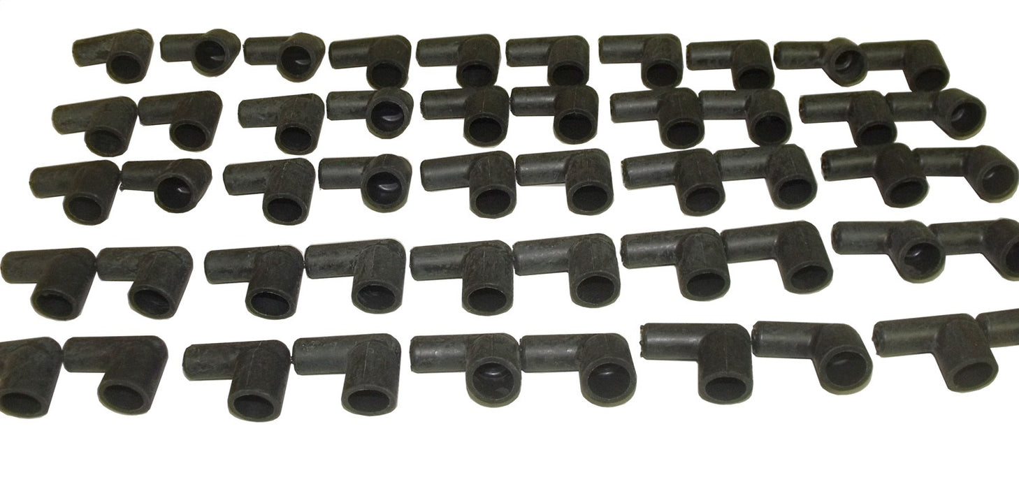 Taylor Cable 44166 Distributor Boot End; 90 deg.; Socket Style Caps; Quantity 50; Black; - Truck Part Superstore