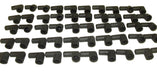 Taylor Cable 44166 Distributor Boot End; 90 deg.; Socket Style Caps; Quantity 50; Black; - Truck Part Superstore