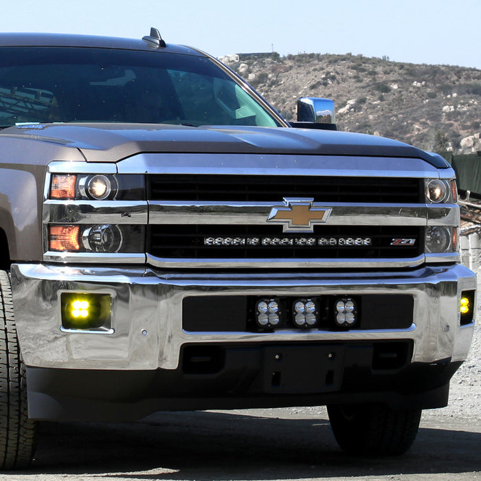 Baja Designs 447841 Chevy XL Pro Bumper Kit Driving/Spot/Wide Cornering - Chevy 2015-2019 Silverado 2500/3500 HD Baja Designs - Truck Part Superstore