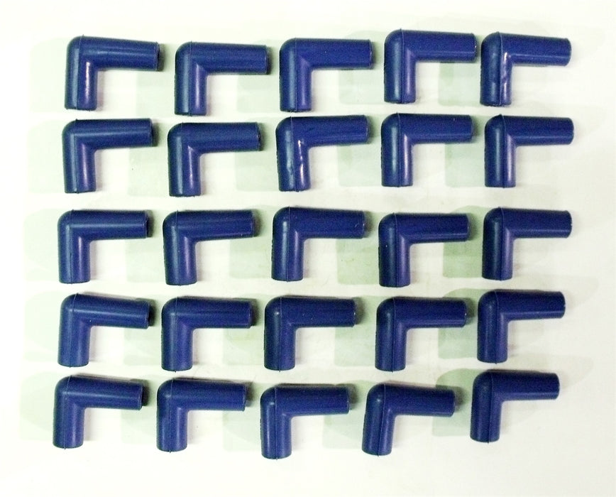 Taylor Cable 44796 Spark Plug Wire Boot; 90 deg.; Silicone; Quantity 25; Blue; - Truck Part Superstore