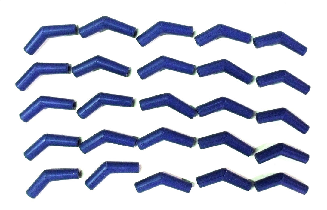 Taylor Cable 44806 Spark Plug Wire Boot; 135 deg.; Silicone; Quantity 25; Blue; - Truck Part Superstore