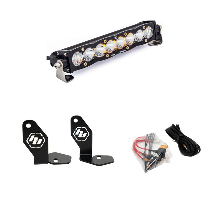 Baja Designs 448101 Polaris Pro-R S8 10 Inch Hood Mount Kit Clear Baja Designs - Truck Part Superstore