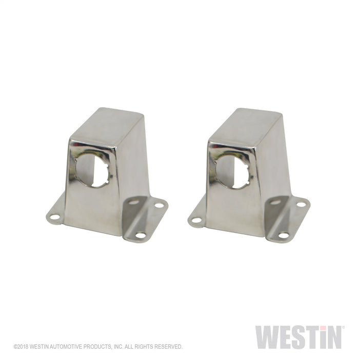 Westin 45-0010S Grille Guard Sensor Relocator Kit; Front; Polished; - Truck Part Superstore