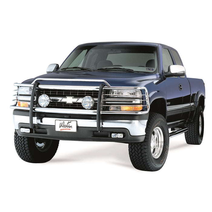 Westin 45-0180 Sportsman Grille Guard; Polished Stainless Steel; - Truck Part Superstore