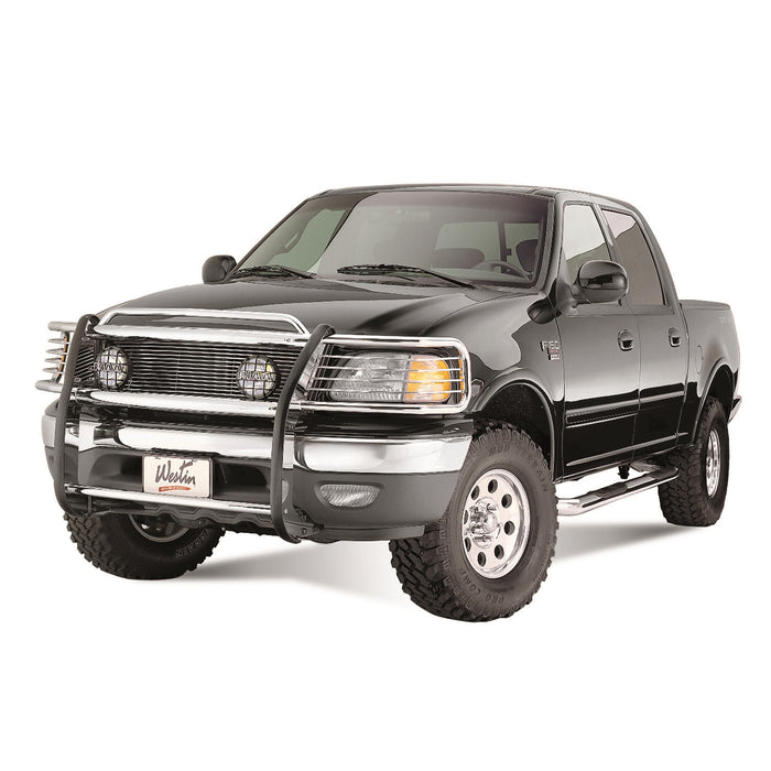 Westin 45-0240 Sportsman Grille Guard; Polished Stainless Steel; - Truck Part Superstore