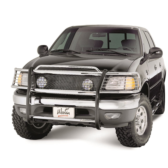 Westin 45-0240 Sportsman Grille Guard; Polished Stainless Steel; - Truck Part Superstore