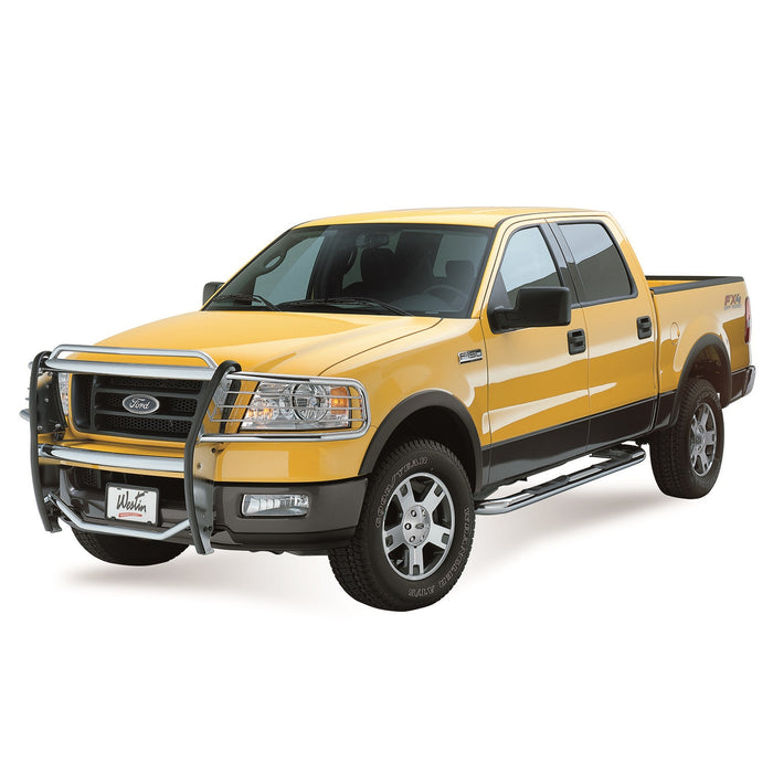 Westin 45-1390 Sportsman Grille Guard; Polished Stainless Steel; - Truck Part Superstore