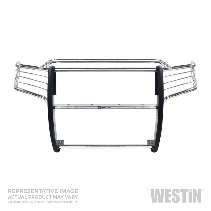 Westin 45-3880 Sportsman Grille Guard; Polished Stainless Steel; Double Hood Bar; - Truck Part Superstore