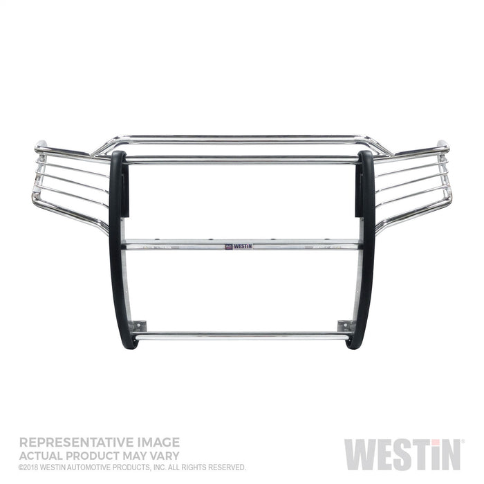 Westin 45-3970 Sportsman Grille Guard; Polished Stainless Steel; - Truck Part Superstore
