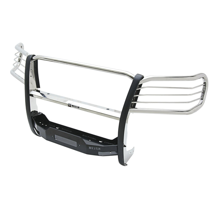 Westin 45-91600 Sportsman Winch Mount Grille Guard; Polished Stainless Steel; - Truck Part Superstore