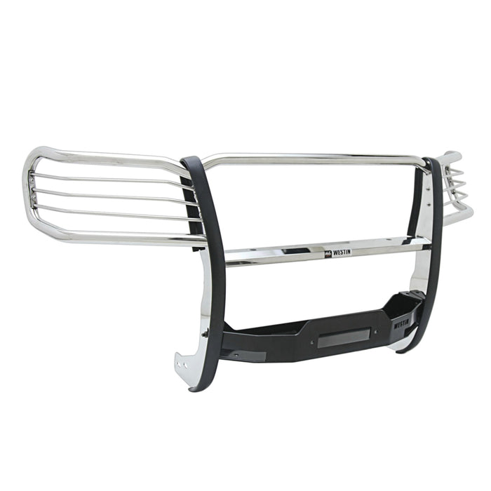 Westin 45-91600 Sportsman Winch Mount Grille Guard; Polished Stainless Steel; - Truck Part Superstore