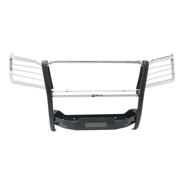 Westin 45-91600 Sportsman Winch Mount Grille Guard; Polished Stainless Steel; - Truck Part Superstore