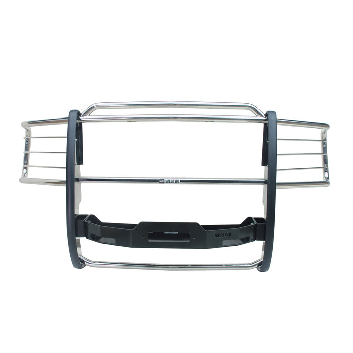 Westin 45-93870 Sportsman Winch Mount Grille Guard; Polished Stainless Steel; - Truck Part Superstore