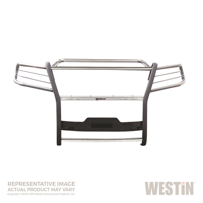 Westin 45-93880 Sportsman Winch Mount Grille Guard; Stainless Steel; - Truck Part Superstore