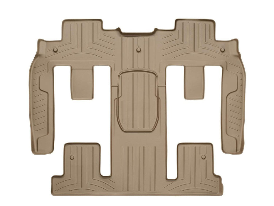Weathertech 451114 Digitalfit Tan 2nd and 3rd Row Coverage Floor Liners - Truck Part Superstore