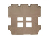 Weathertech 453412 Digitalfit Tan 2nd and 3rd Row Coverage Floor Liners - Truck Part Superstore