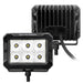Go Rhino 753003023SBS Bright Series Lights - Pair of 4x3 Rectangle Spot Light Kit - Truck Part Superstore