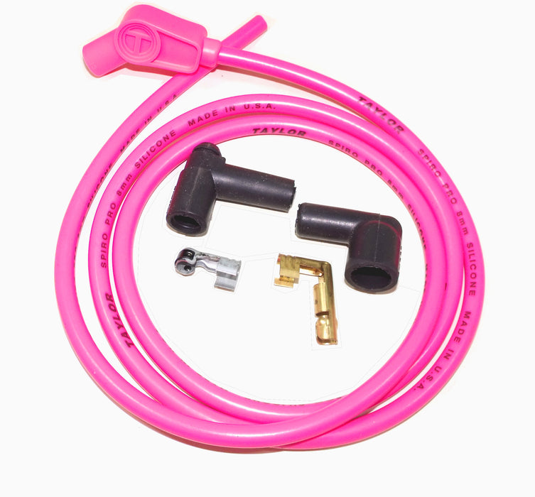 Taylor Cable 45851 Spiro-Pro Coil Wire Repair Kit; 135 deg. Hot Pink; - Truck Part Superstore