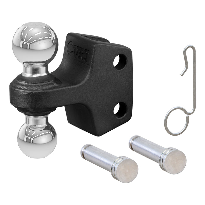 CURT 45933 Dual Ball Attachment for Weight Distribution Shank - Truck Part Superstore