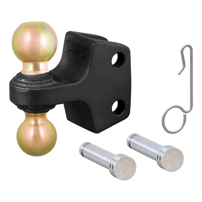 CURT 45934 HD Dual Ball Attachment for Weight Distribution Shank - Truck Part Superstore
