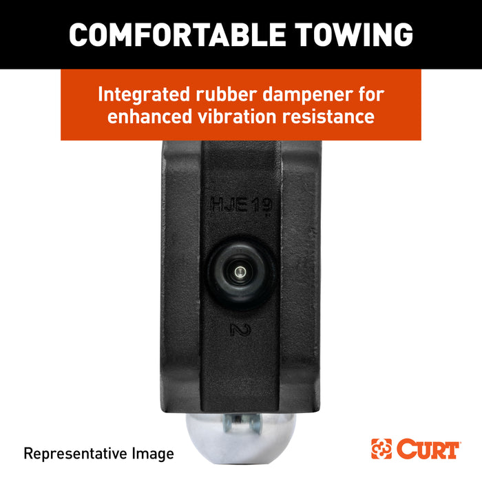 CURT 45939 HD Deep-Drop Adjustable Hitch Ball Mount with Dual Ball, 2-1/2" Shank, 20K - Truck Part Superstore