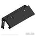 Westin 46-20065 Winch Mount License Plate Relocator; Steel; Black Powder Coat; - Truck Part Superstore