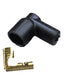 Taylor Cable 46056 Coil Boot / Terminal Kit; Size 7-9mm; 90 deg.; Socket Style; Quantity 1; Black; - Truck Part Superstore