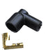 Taylor Cable 46056 Coil Boot / Terminal Kit; Size 7-9mm; 90 deg.; Socket Style; Quantity 1; Black; - Truck Part Superstore