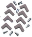 Taylor Cable 46081 Spark Plug Boot And Terminal Kit; Size 7-10.4mm; 90 deg.; Gray; Quantity 8; - Truck Part Superstore