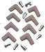 Taylor Cable 46081 Spark Plug Boot And Terminal Kit; Size 7-10.4mm; 90 deg.; Gray; Quantity 8; - Truck Part Superstore