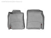 Weathertech 461431 Digitalfit Grey Front Row Floor Liners - Truck Part Superstore