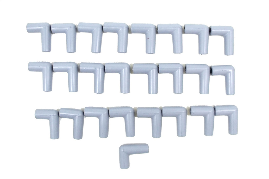 Taylor Cable 46181 Spark Plug Wire Boot; Size 7-10.4mm; 90 deg.; Gray Silicone; Quantity 25; - Truck Part Superstore