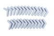 Taylor Cable 46185 Spark Plug Wire Boot; Size 7-10.4mm; 115 deg.; Gray Silicone; Quantity 25; - Truck Part Superstore